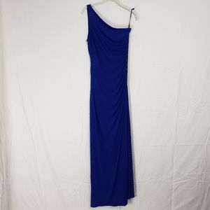 Shelli Segal Bright Blue Gown